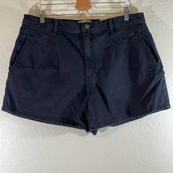 UNIVERSAL THREAD High Rise Midi Shorts A-Line Denim Jean Shorts Size 16 NEW - Picture 3 of 12